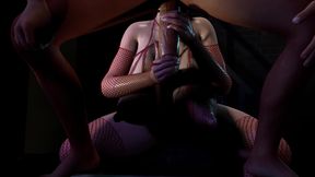 3D Horny Slut Mature MILF Wearing Sexy Bodystockings Got Fucked