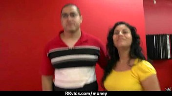Slutty amateur babe is paid cash from some crazy public sex 8
