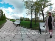 Public upskirt VR video by Jeny Smith