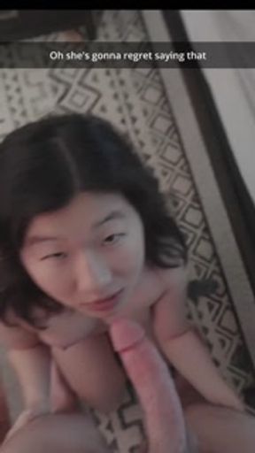 Stealing my roommates bratty girlfriends clothes so she has to suck my dick.