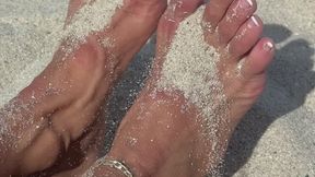 Sexy Toes In The Sand!