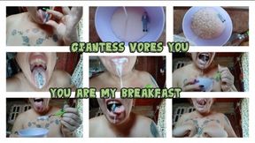 GIANTESS VORES YOU with yogourth
