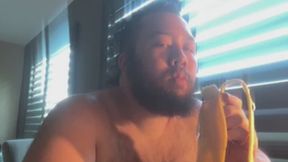 Eating a Banana in the Sunlight