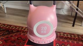 Mistress Ivy in 20k ball stretcher and welcome to the Spanking Machine!