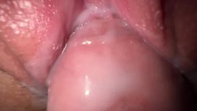 Tight Creamy Stepsister Pussy Fucked Close Up Cumshot