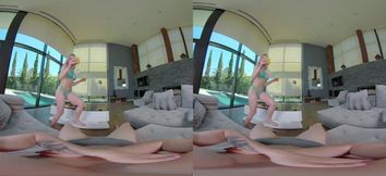 Breakfast in a Bikini Leads to an Intense Encounter with Multiple Positions and a Cumshot