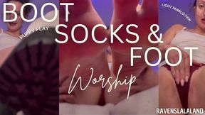 Boot, Sock, & Foot Worship — Puppy Play & Light Humiliation
