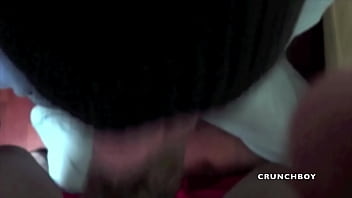 Slut hidden face fucked by ARAB with sneaker domination