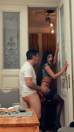 Must-see moment from "DADDY4K. My hot GF is quietly cheating on me while I was watching TV"