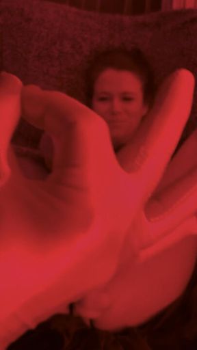 Watch Feral Saint fuck dildo hard while friend watches, records, and strokes his cock (behind the camera)