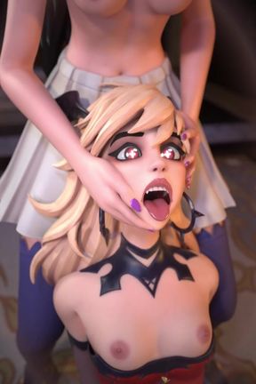 Helsie & Joni Halloween 3-Way - Fortnite Porn Video