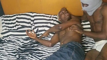 Giving my boyfriend a BJ and his friends joined