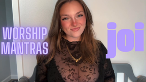 Worship Mantras JOI- Jerk Off Instructions Addiction Orgasm Control Goddess Worship Affirmations Verbal Humiliation Submissive Mind Fuck