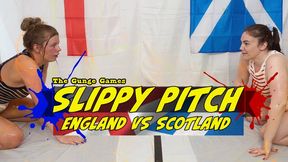 Slippy Pitch! England Vs Scotland with Joiner Samantha