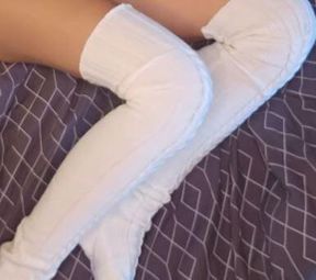 Cozy in bed... until the urge gets too strong 🤫🔥