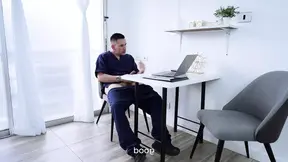 Oh, no! A gynecologist shoving his cock into a married woman's tight pussy!