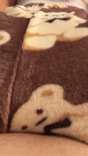 Humping! perfect Morning with stepsister in plush Pajamas ,I fucked her pussy and cumshot on perfect ass   Clip 1