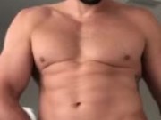 Big dick solo masturbation