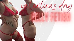 Belly Fetish Sweet Valentine's Temptation