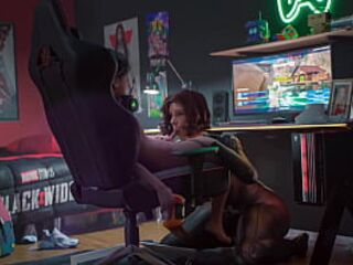 Your massive fantasy come true: rencounter Ebony Widow