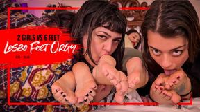 Sensual Lesbian Foot Party: Mixing sexy kisses with foot worship (1080 EN-sub) Lesbian Foot Fetish - Sole Licking - Toe Sucking - Kissing