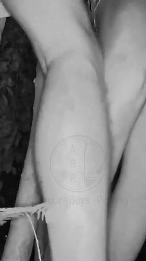 In a Park, at Night, Jules Is Desperate to Pee and Tries to Hide From His Friend but Is Caught on Night Vision Cam