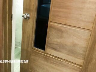 Large Booty Latin babe Stepmom Screws Her Stepson in the Shower
