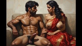 Aunty with collage boy &mdash;  cheating aunty not satisfied by her husband