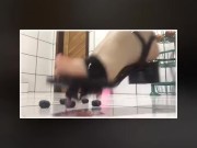 @tici_feet IG ticii_feet tici feet giantess style - crushing blueberries (preview video 2)