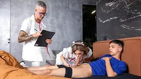 Older woman nurse makes house call and gives patient the fucking treatment he desperately needs