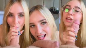catanddick sucks her bf while on live porn video