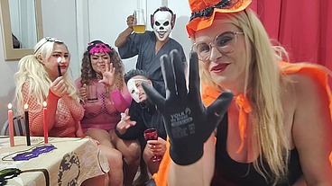 ESPECIAL DE HALLOWEEN SEXY ASSUSTADOR sejam bem vindos ao inferno orgia surubas um gang bang melhor festa do Brasil só vem