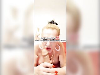 Onlyfans Sexually Excited hotty Sara get her fans cum in Seconds with this sex tool sucking Episode .. Onlyfans Drip