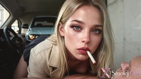 a german smoking model gets fucked in my german car while her manager is waiting for her snapshots... [ai]