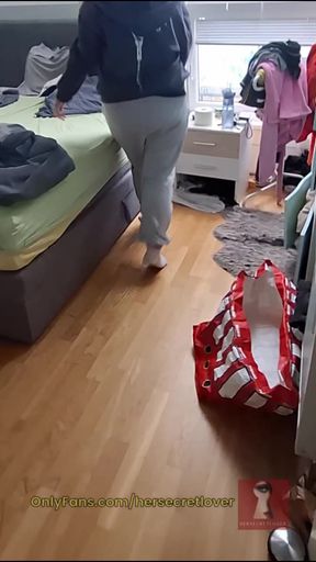 18yo Neighbor Caught Me Masturbating - Then Bred My Married Pussy Raw