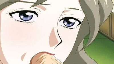 Watch as two anime babes get their pussies stretched wide open by two big cocks