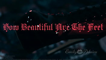 TRAILER: How Beautiful Are The Feet - foot fetish cinematic artistic baroque music Emily Adaire TS high heels feet goth leather