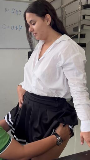 I Fuck the English Teacher Hard During Class