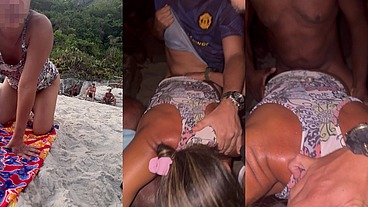 Belinha e sua busca por pirocas fez dogging na praia do Abricó