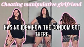 Cheating manipulative girlfriend can't hide the condom WMV