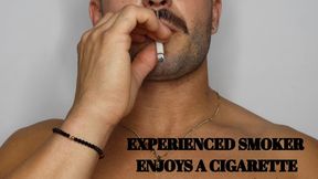 Experienced smoker enjoys a cigarette - Mr and Mrs C