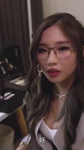 Modelmedia Asia - Sexy Reporter with Huge Tits Gets Horny in the Middle of an Interview