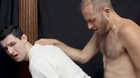 Dickblowing Stepson Barebacked By Otter From Behind