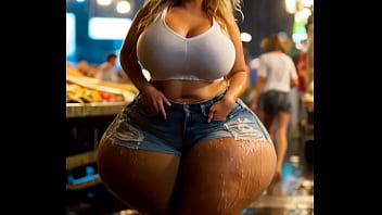 Thick PAWG animation (AI Generated)