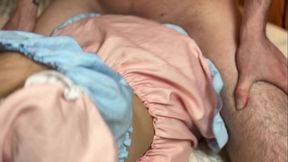 A gorgeous Russian chick is tumbling with another man