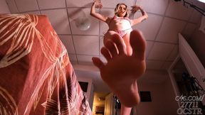 Juliana Marie Slave under my Bare Feet - POV 4K