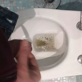 POV Pissing in the Toilet