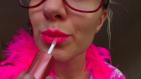 GLITTER PINK Lipstick Mesmer JOI