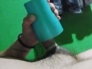 Follando una vagina artificial