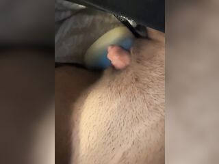 Stuffed and playing with myself